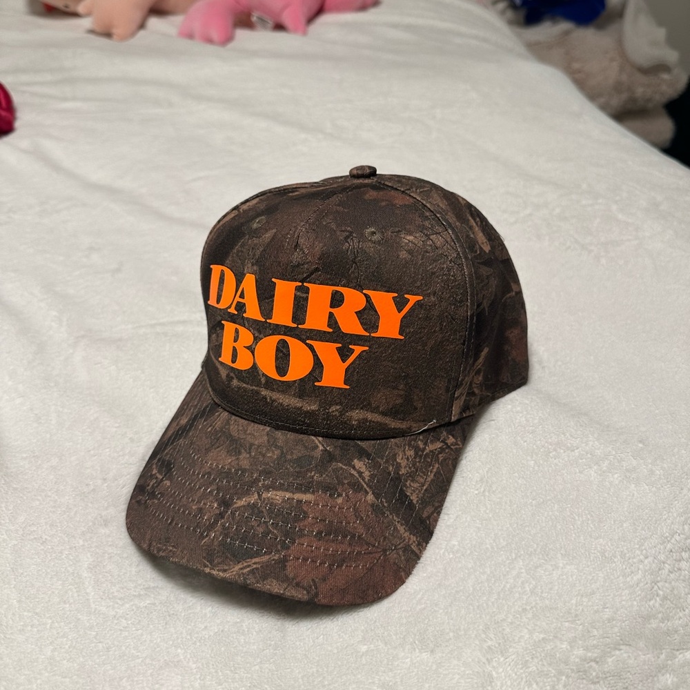 NET Dairy boy river camo hat